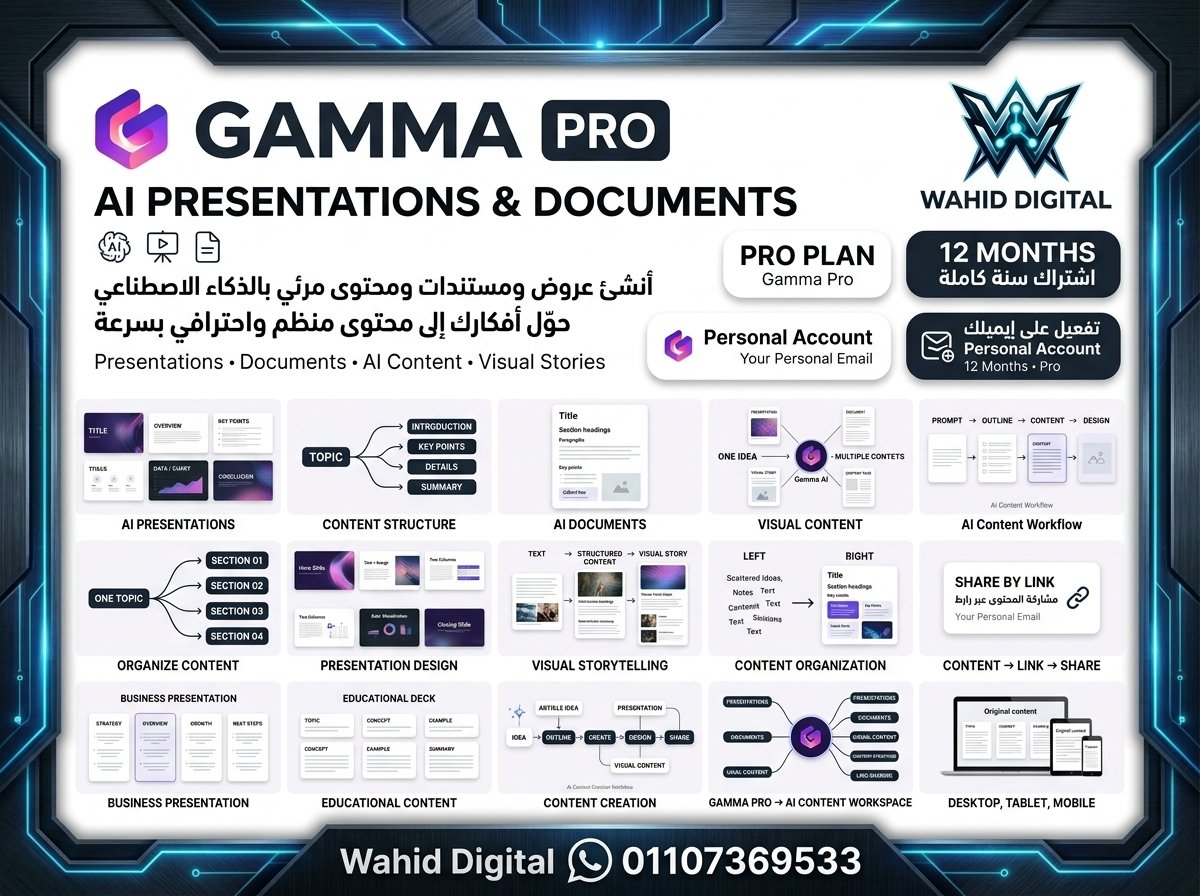 اشتراك جاما ai