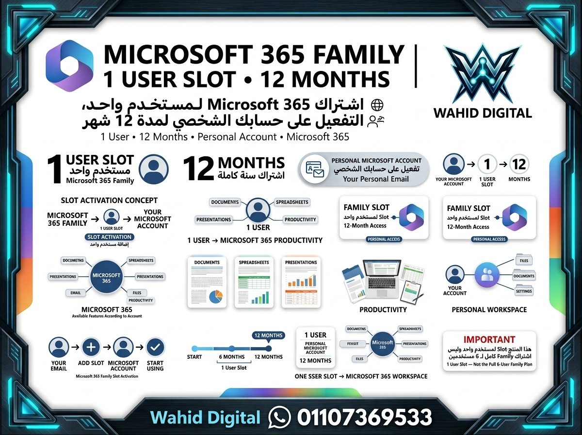 اشتراك مايكروسوفت 365 بريميم